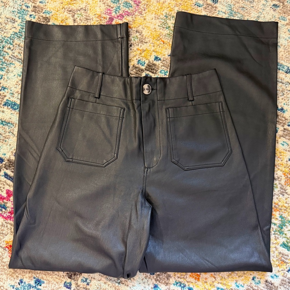 Anthropologie Maeve the colette faux leather pants